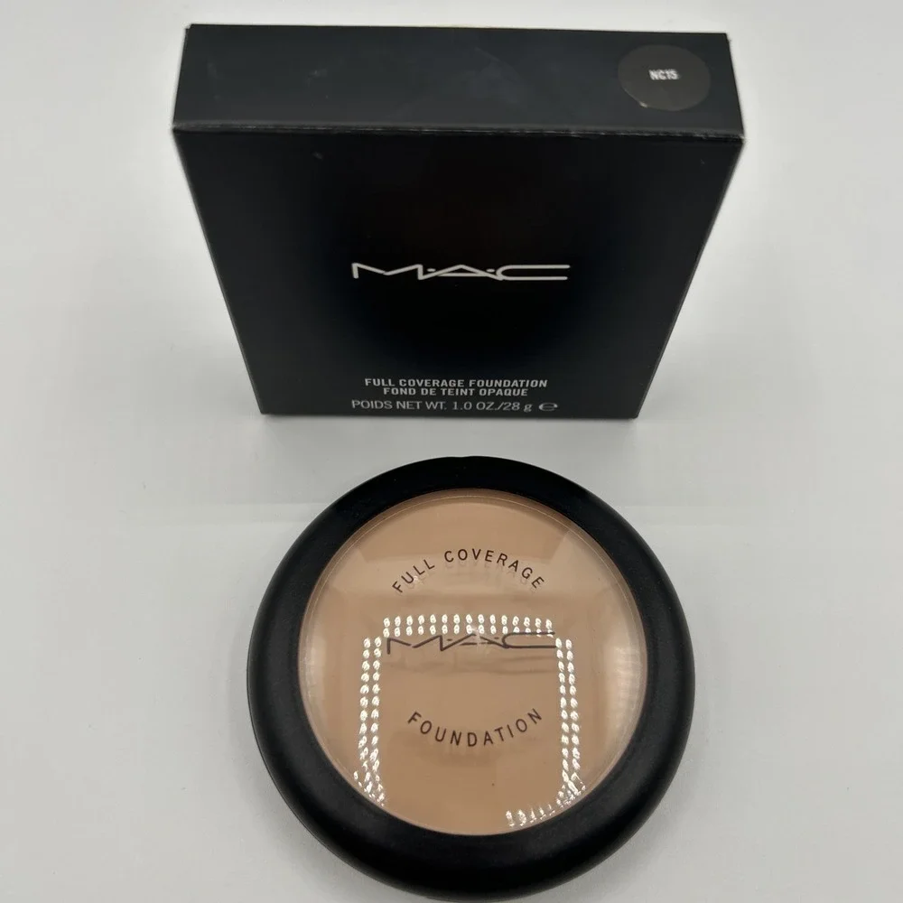 Mac Full Coverage Foundation NC15 1.0oz/28g NEW IN BOX Cream Foundation